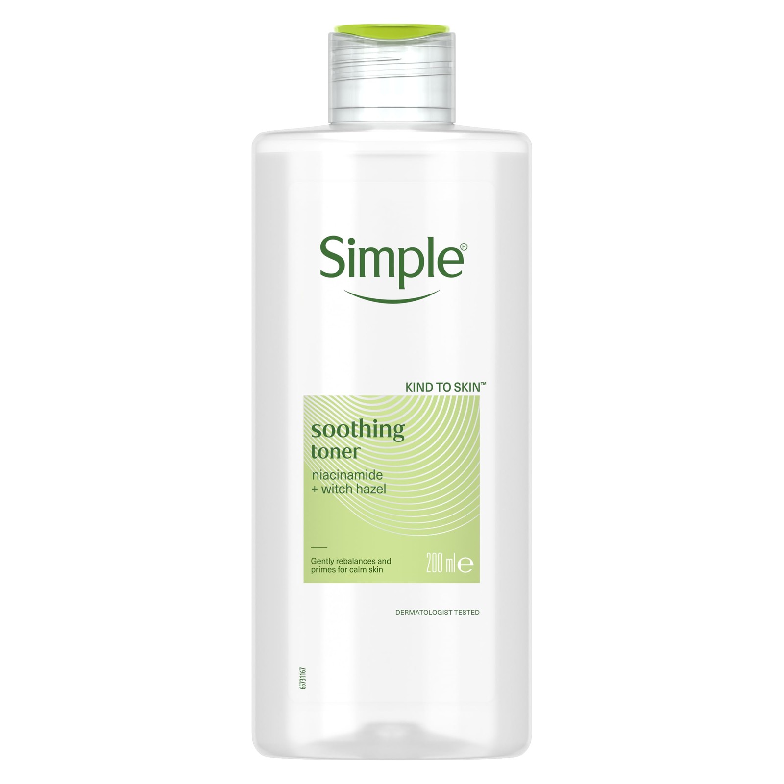 6 x 200ml Simple Kind to Skin Soothing Facial Toner Alcohol Free - Image 2