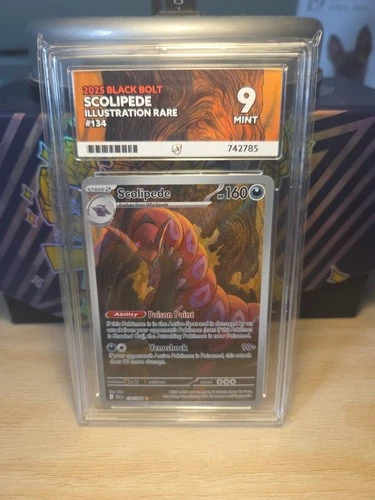 Scolipede 134/086 ACE 9 Illustration Rare Black Bolt Pokemon TCG