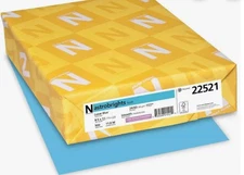 Astrobrights Multipurpose Paper 24 Lbs. 8.5" x 11" Lunar Blue