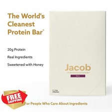 Jacob Bar Mixed Berry Protein Bars 9pk 20g Protein No Seed Oils