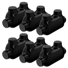 2 Port Insulated Multi Tap Connector 1/0-14 AWG Inline Splice Connectors Splice