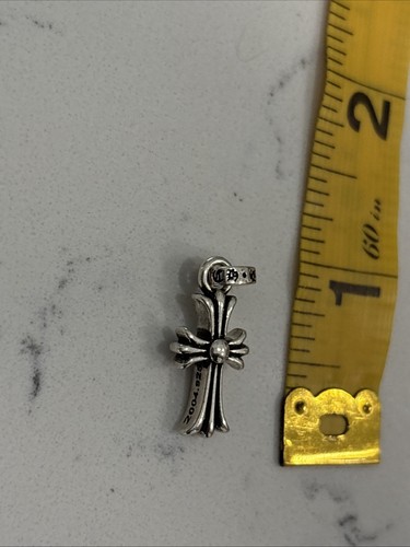 Chrome Hearts Tiny CH Cross Charm Pendant - Picture 2 of 4
