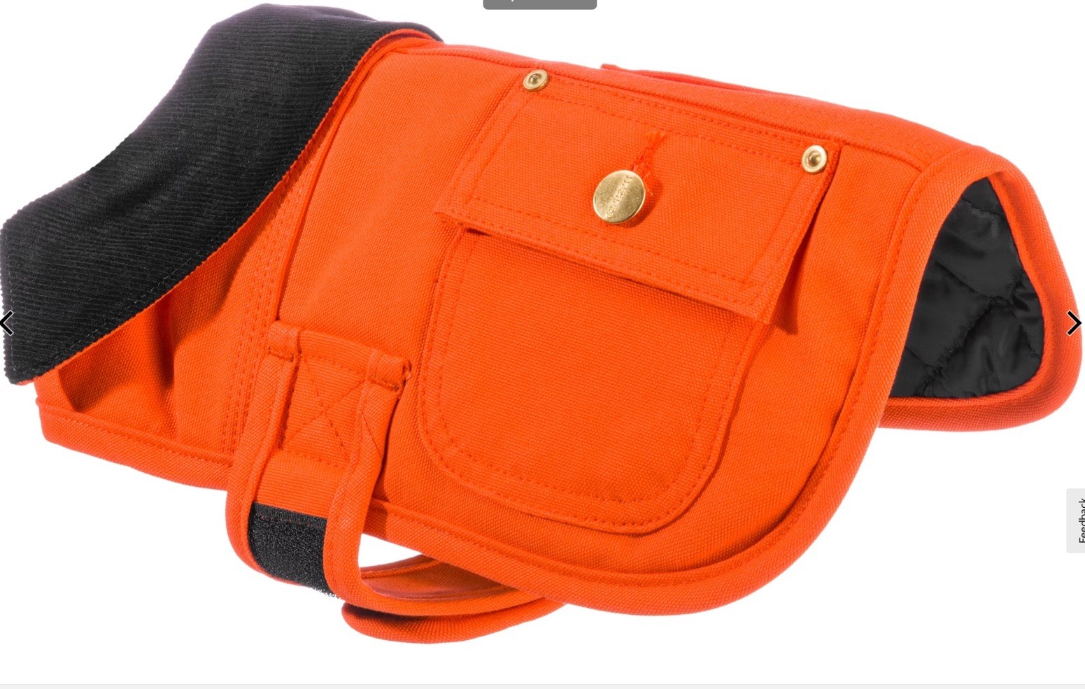 Carhartt Firm Duck Insulated Dog Chore Coat PX0616 Hunting Orange Vest Size XL/3 thumbnail 2