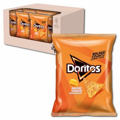 (21,11 /1kg) Doritos Nacho Cheese, Tortilla Chips, 20 Beutel je 44g