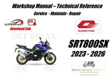 QJ MOTOR SRT800SX SRT 800 SX Service Repair Workshop Manual  2023 - 2026