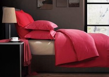 Cotton 3 Piece Duvet Cover Set -Button Closure-Hypoallergenic-Machine Washable