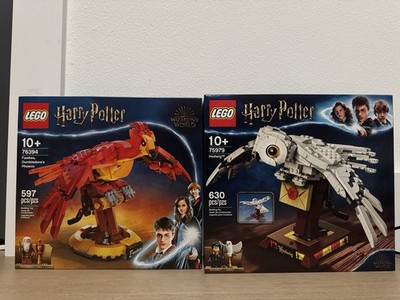 LEGO Harry Potter: Fawkes Phoenix & Hedwig Lot of 2 (76394) (75979) New Sealed