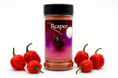 Wicked Reaper Carolina Reaper Chili Powder   2 oz | Extreme Heat Dried Spice, 2.