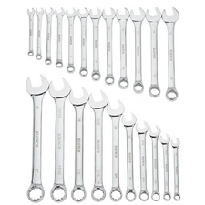 Klutch 22-Pc. SAE/Metric Cominbation Wrench Set, Model# 315169A