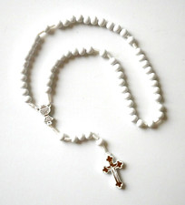 First Communion Wood / Cord Rosary for Girls