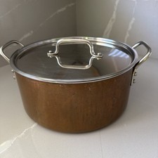 Cuisinart Stockpot With Cover 8 Qt. 7 GL PCT 44-28 Copper Tri-Ply Discontinued