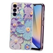Case for Samsung Galaxy A55 5G, Colorful Retro Oil Painting Flower Laser