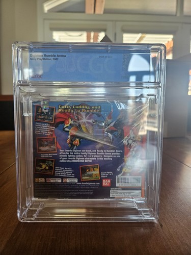 CGC 9.0 Digimon Rumble Arena (Sony PlayStation 1, 2002) SEALED - Picture 3 of 3