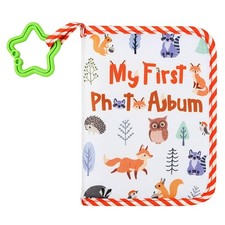 Baby Photo Album Memory Book Soft Cloth First Year 4x6 Inch Photos Fox