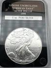 1999 American Silver Eagle 1oz .999 Fine Silver Genuine Uncirculated