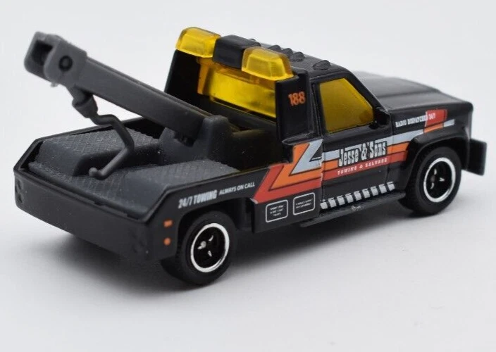 Matchbox Superfast GMC Wrecker Truck nero. MBX 51/2008. senza scatola - Immagine 2 di 3