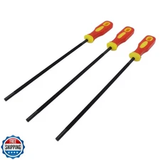 Joyangy 3 Pack 7/32 Inch (5.5mm) Chainsaw Chain Sharpening Files, Round Chain