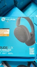 JLab JBuds Lux ANC Wireless Bluetooth Over-Ear Headphones, Graphite / Grey/beige