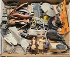 Star Wars Miscellaneous Parts Lot Plus Figures