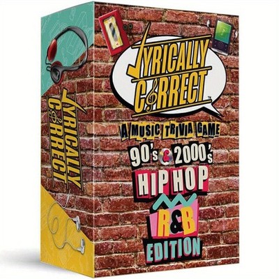 Lyrically Correct 90er & 2000er Hip Hop & R & B Ed Musik Quiz Kartenspiel