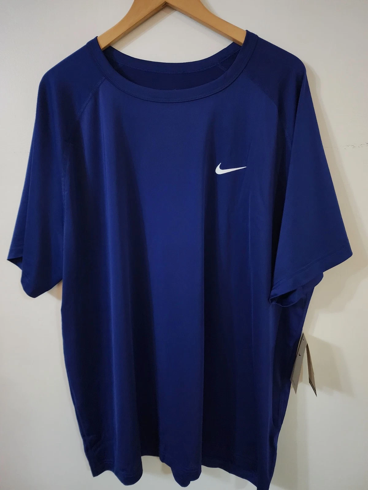 Nike Ready Dri-Fit Size 2XL Men's S/S Fitness Top Blue Void Style DV9815-492 Nwt