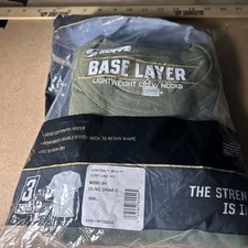 SOFFE Base Layer MILITARY- 3 Shirt Pack Crew Neck T-Shirts Olive Drab Green Sm
