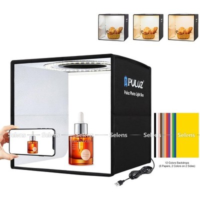 PULUZ 10'' Portable Light Box 96 LED Studio Photography Shooting Tent Folding