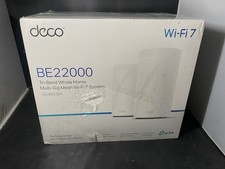 TP-Link Deco BE85 BE22000 Tri-Band Mesh Wi-Fi 7 System -White, Up to 22 Gbps New