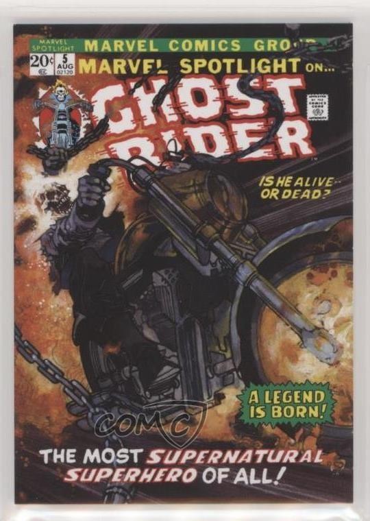 2018 Upper Deck Marvel Masterpieces What If Level 2 /999 Ghost Rider #WI-54 0e3