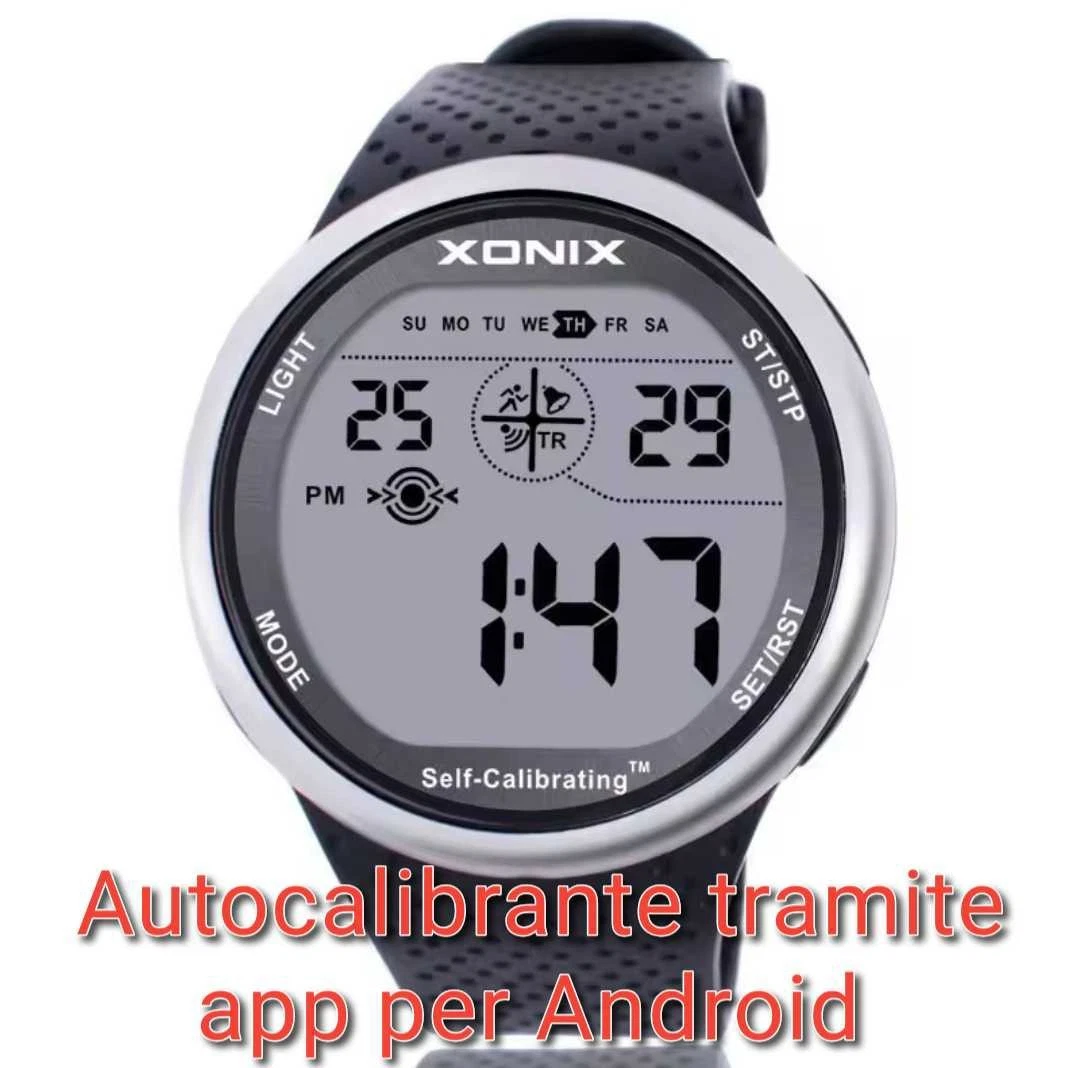 Orologio Sportivo Uomo Impermeabile 10 ATM - Subacqueo, Nuoto, Cronometro, Sveglia, Timer, Doppio Orario