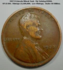 1927 D Lincoln Wheat Cent.  Low Mintage.  Below 30 million.