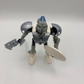 Lego Bionicle 8571 Toa Nuva Kopaka Ice Figure White NO - MASK Canister Manual