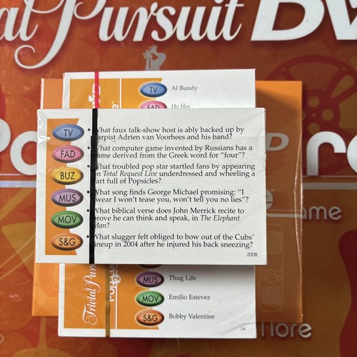 Trivial Pursuit DVD Pop Culture 2 Trivia Game Contents Sealed - Picture 3 of 7