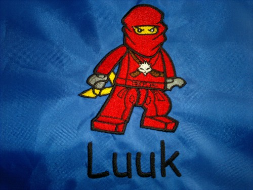 Personalisiert Lego Ninjago Kai Schule/PE/Gym/Baby/Kordelzugbeutel - Picture 2 of 2