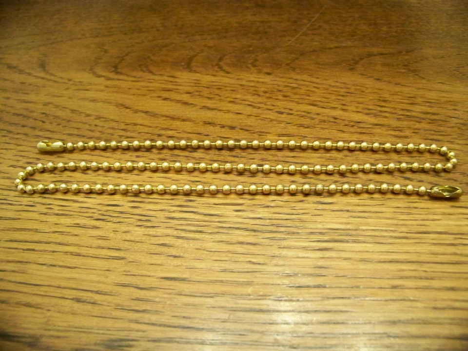 PULL CHAIN EXTENSION 18 “ LIGHT OR FAN BRASS FINISH