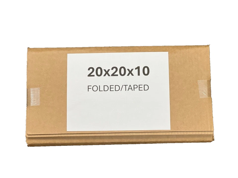 20" x 20" x 10" CARDBOARD BOX - 200 lb - 10 BOX BUNDLE - Image 3 of 4