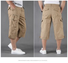 New Work Shorts Mens Combat Cargo Multi Pockets Casual Summer Shorts Half Pants