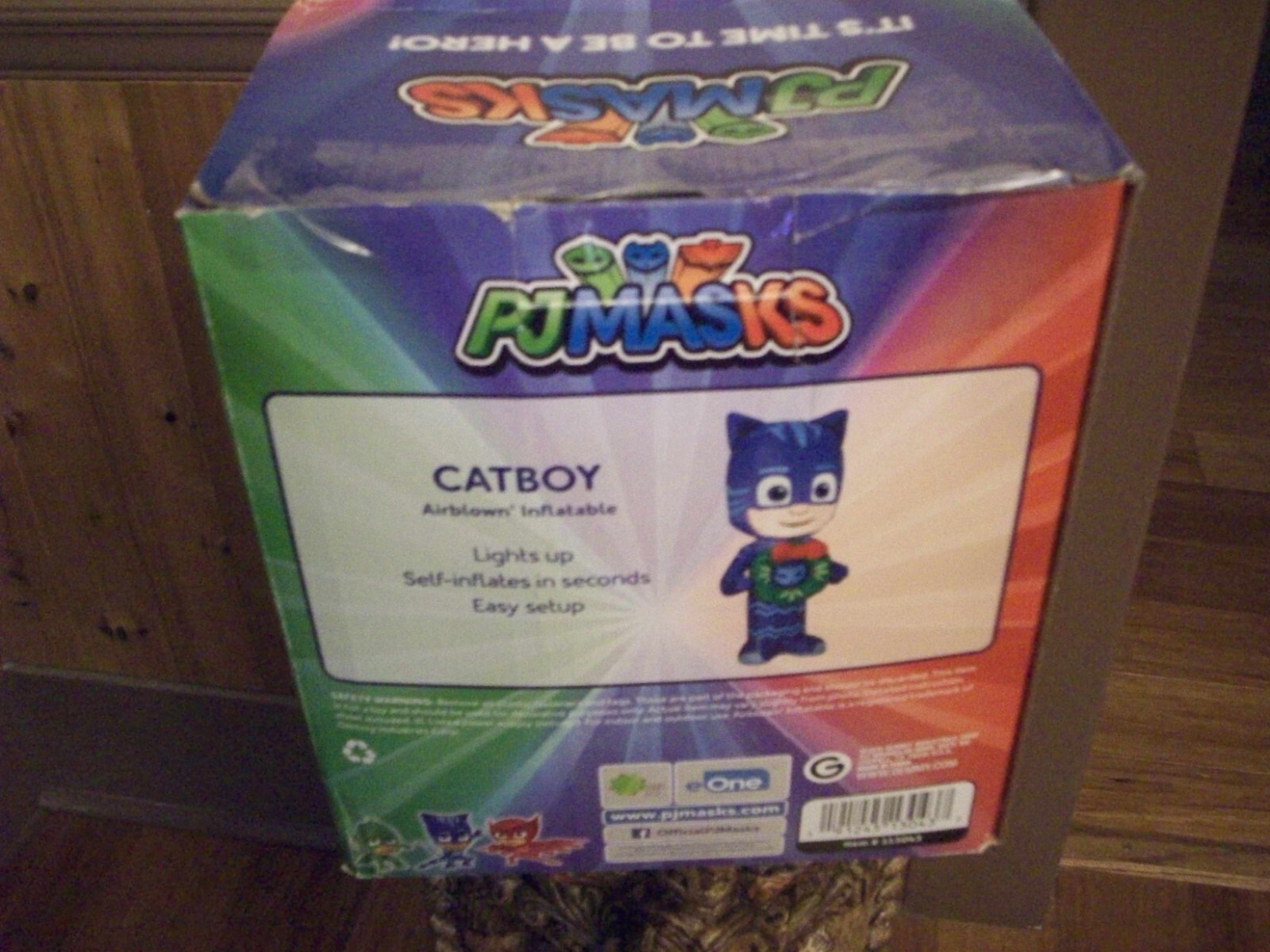 Gemmy 3.5' Airblown PJ MASKS CatBoy Lighted Christmas Inflatable RARE