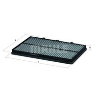 Mahle Filter Innenraumfilter Aktivkohlefilter FüR Rover 75 RJ MG LAK 243