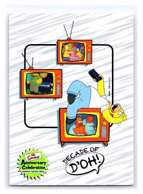 2000 Inkworks The Simpsons 10th Anniversary #9 Stark Raving Dad