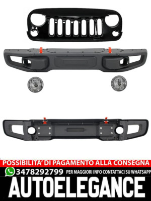 Stoßstange vorne mit Gitter passend für JEEP Wrangler / Rubicon JK (2007-2017)