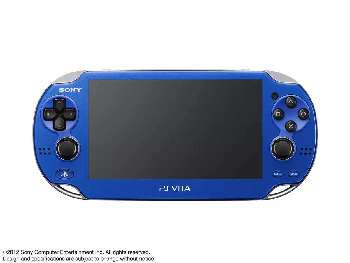 USED PS Playstation vita Wi-Fi model SAPPHIRE BLUE PCH-1000 ZA04