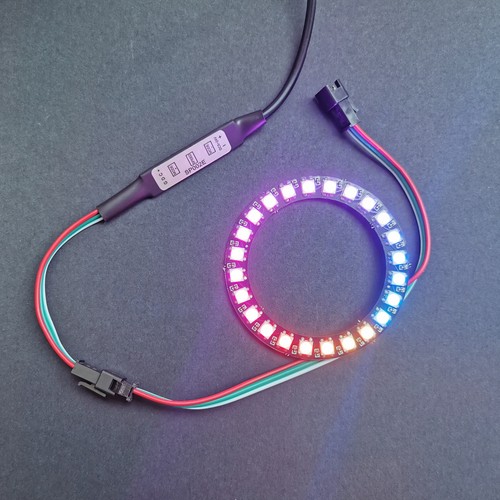 5V WS2812B LED Pixel Ring Panel Module Light 5050 RGB Circle Magic Color - Picture 3 of 13