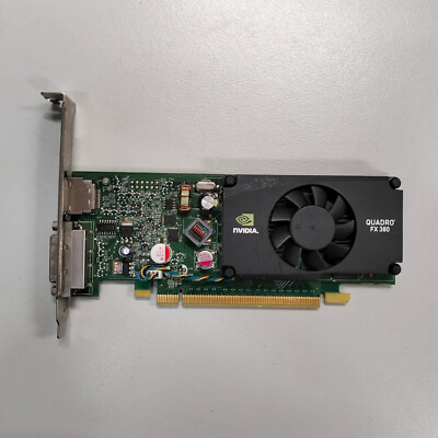NVIDIA Quadro FX 380 LP 512MB DDR3 PCIe 2.0 x16 28W Graphics Card GPU