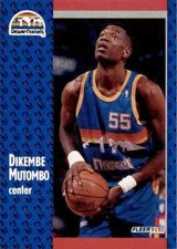 Dikembe Mutombo 1991-92 Fleer RC #277