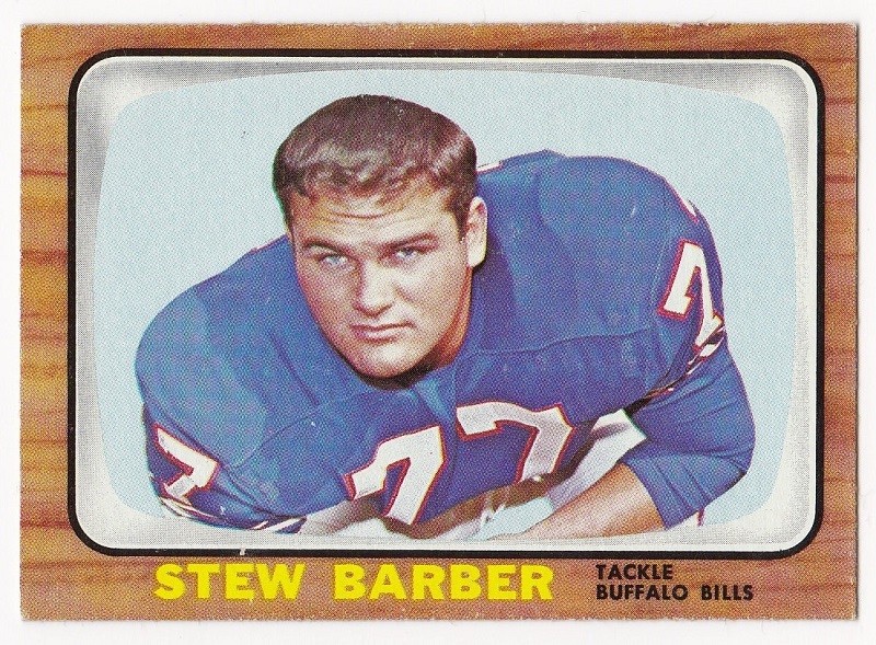 STEW BARBER 1966 Topps Football 16 Buffalo Bills Ex Plus