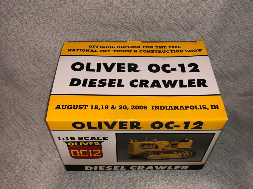 Brand New Oliver OC 12 Diesel Crawler 1/16 Diecast Replica Collectible Spec Cast - Image 2 of 4