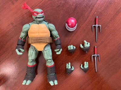 Loose BST AXN TMNT Teenage Mutant Ninja Turtles Raphael figure NO Motorcycle
