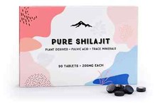 Pure Himalayan Shilajit Tabs 90ct 200mg min 40 of Natural Fulvic Acid