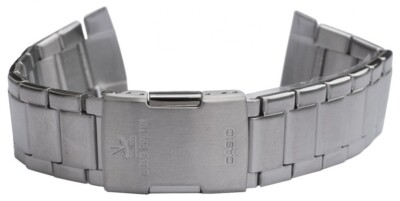 Casio Wave Ceptor Uhrenarmband Edelstahl Silbern WVA-M640D WVA-M410DE WVA-M650D